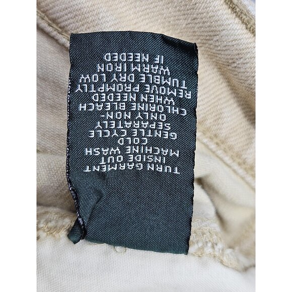 Lauren Ralph Lauren Jeans Womens 8 Beige Straight Leg Zip Pocket Classic Pants - Picture 6 of 11